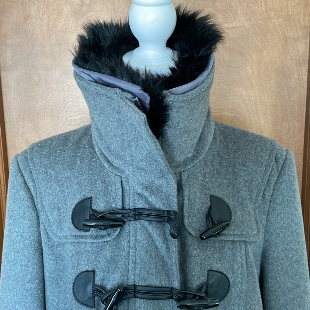 Cozy Gray Wool Jacket By Express - image 6